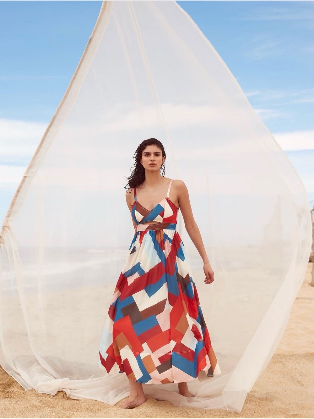 Banana Republic - ISA COTTON-SILK DRESS